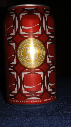 Lata da Coca cola Zero comemorativa da copa do mundo 26
