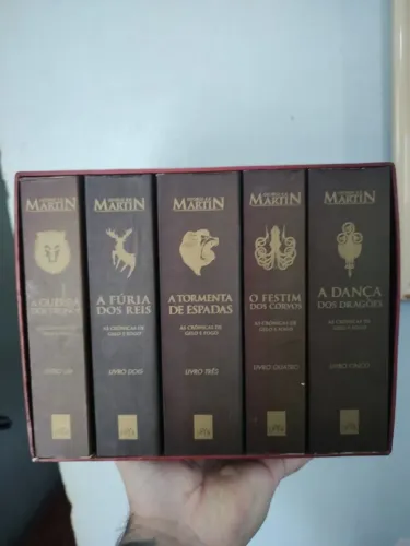 Box As Crônicas de Gelo e Fogo - 5 Volumes