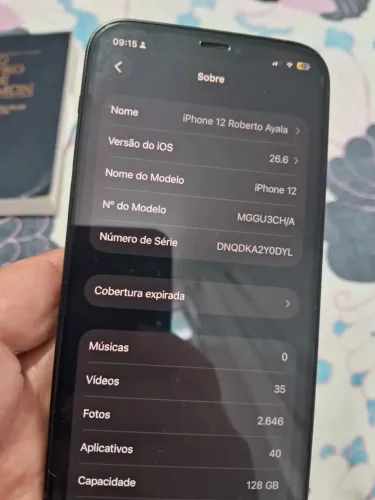 iPhone 12 128 original modelo MGGU3CH/A