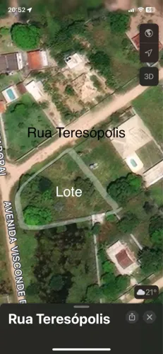 Terreno esquina murado 1280m2 Jardim Ipitangas Saquarema
