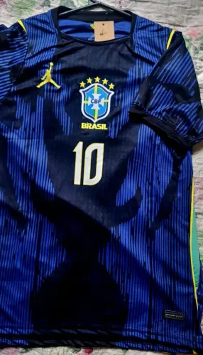Camisa Brasil Copa Azul E Amarela Neymar