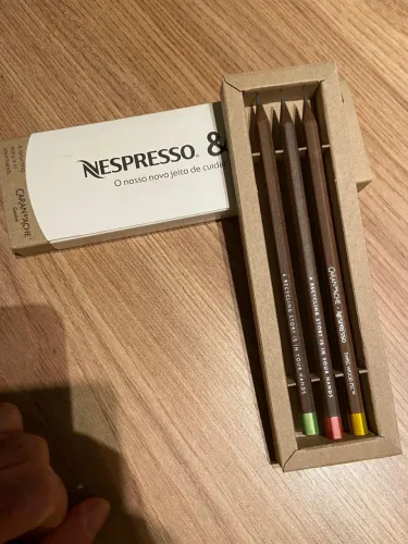 Kit 3 Lápis Grafite Caran d'Ache + Nespresso (NUNCA USADOS)