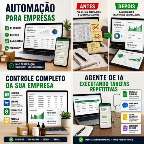 Criamos IA e automações para empresas e pequenos negócios 