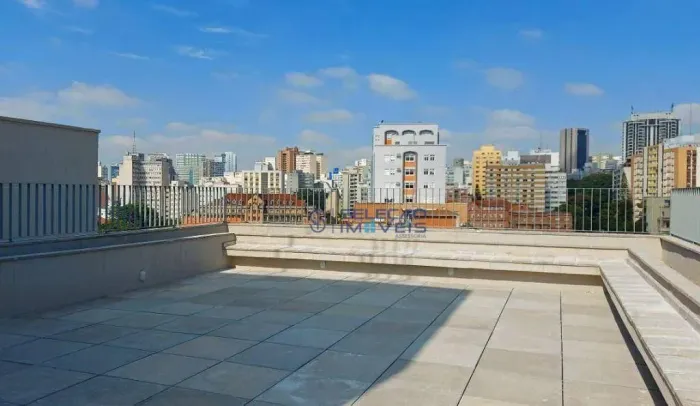 Apartamento com 1 dormitório para alugar, 30 m² por R$ 3.529,32/mês - Vila Buarque - São P