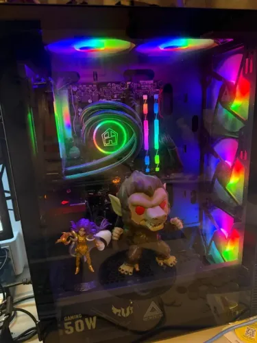 PC Gamer Ryzen 5 5600g, B450M Gaming II, 16gb de ram Zadak RGB DDR4-3200, Wifi MAX