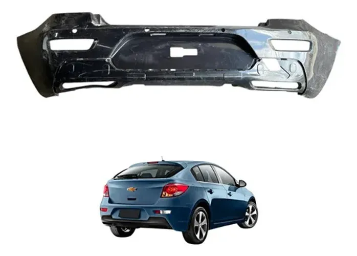 Parachoque Traseiro Gm Cruze Hatch 2012 2013 2014 2015 2016