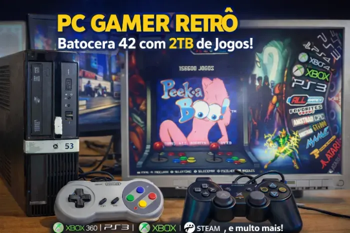 PC GAMER RETRÔ - HP Compaq Pro 3000 SFF C/ 2TB