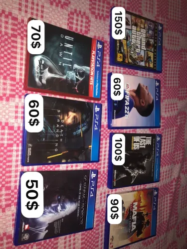 Lote de jogos de ps4