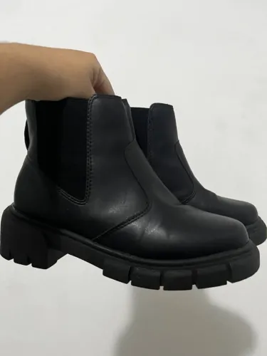 Coturno de Couro Constance Tamanho 35