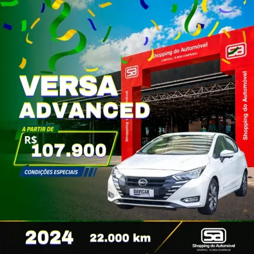 Nissan Versa Advance 1.6 16V Flex AUT 2024