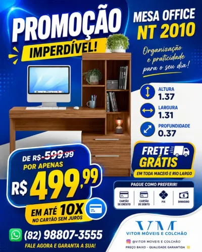 PROMOÇÃO MESA OFFICE NT 2010