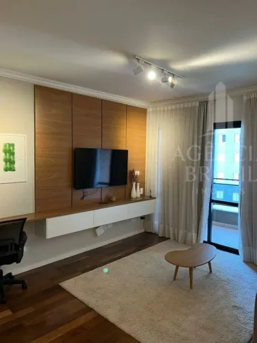 Excelente apartamento mobiliado para locação no Brooklin.