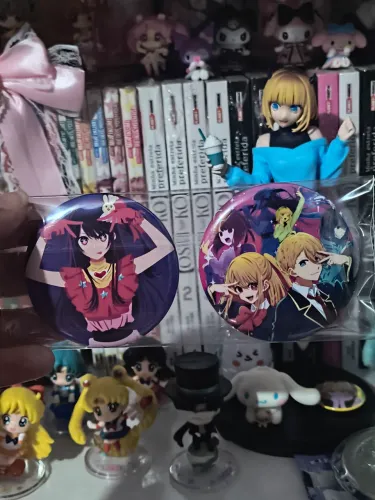 Kit 2 Bottons de Oshi no Ko de 58mm (Redondo)