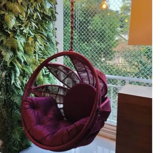 Balanço  Flor Em Corda Náutica Novos