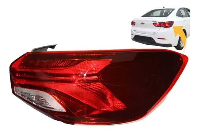 Lanterna Traseira Onix Sedan Plus Canto Lado Direito Sem Led Direito