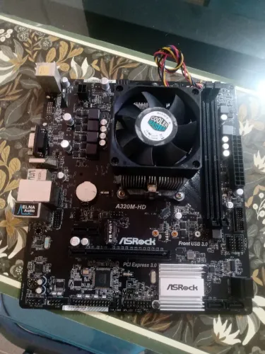 Placa mãe ddr4+processador am6-9500e