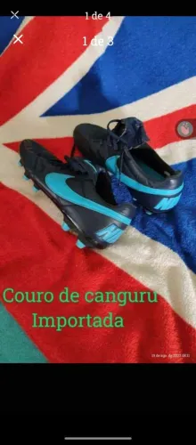 Chuteira Nike futebol couro de canguru trouxe da Europa 