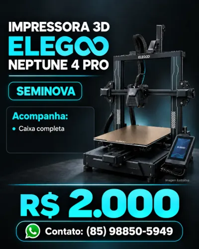 Impressora 3d Neptune 4 pro