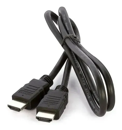 LOTE - 5 Cabos Hdmi 1 Metro Full Hd 1080p Ps3 Xbox Tv - Oferta