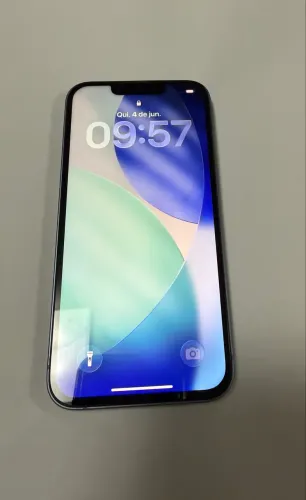 iPhone 14, 128 Gb, seminovo, azul, bateria 85%, única dona, não tenho caixa.