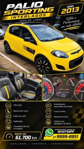 Fiat Palio Sport.interlagos 1.6 Flex 16V 2013