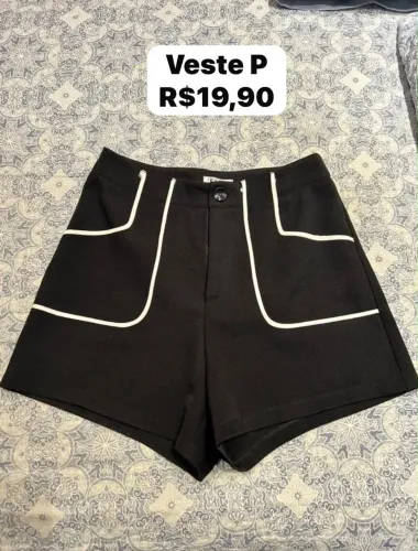 Shortinho preto