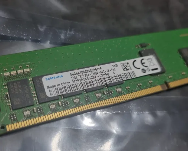 Memória Samsung 16GB DDR4 ECC RDIMM 2666MHz para Servidor / Kit Xeon