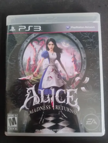 (Encarte Reimpresso) Alice Madness Returns PS3 Mídia Física Original