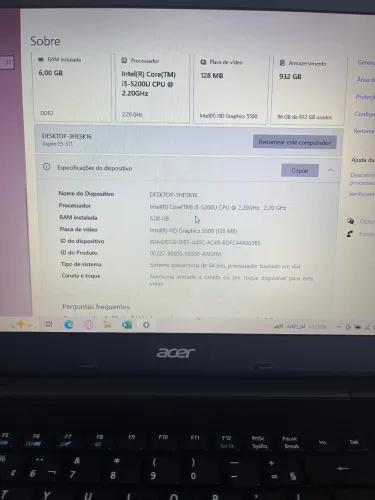 Notebook Acer