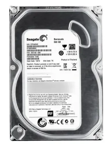 HDD Seagate Barracuda 500Gb, Para DVR E PC SATA III, 3,5", 7200RPM