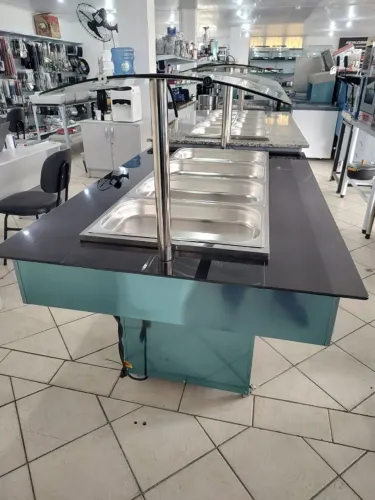 AL- SOU LOJA PRODUTO NOVO - BUFFET QUENTE REFRIMATE - 08 CUBAS