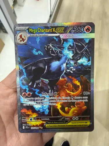 Mega charizard ex 125/094 fogo fastasmagórico