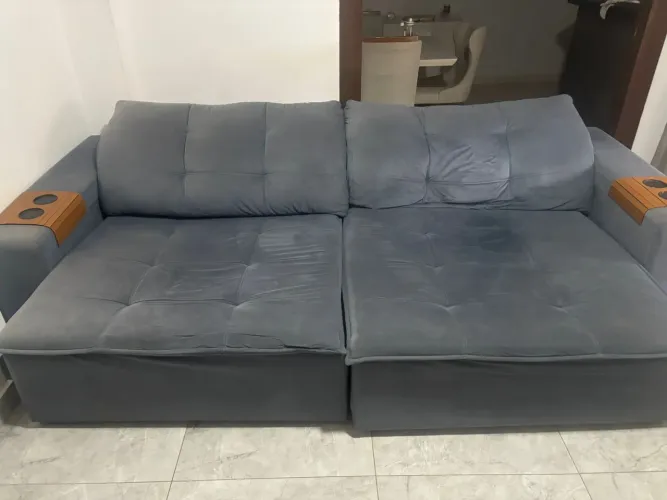 Sofá retrátil e reclináveis 4 lugares