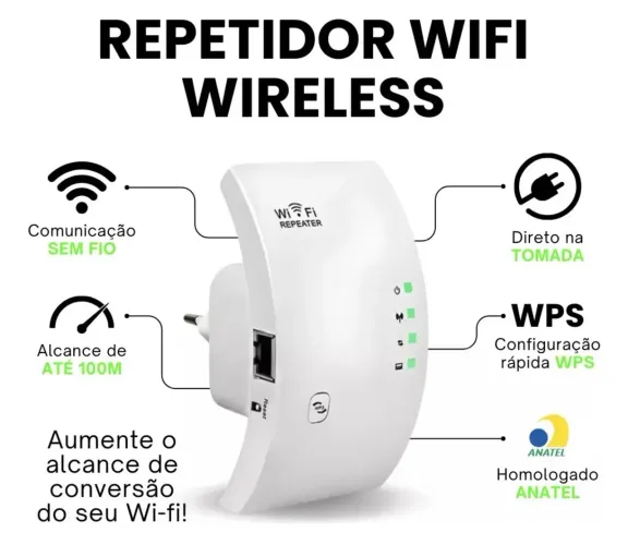 Repetidor Wi-Fi. Aumente a velocidade da sua conexão com a internet com esse aparelho 