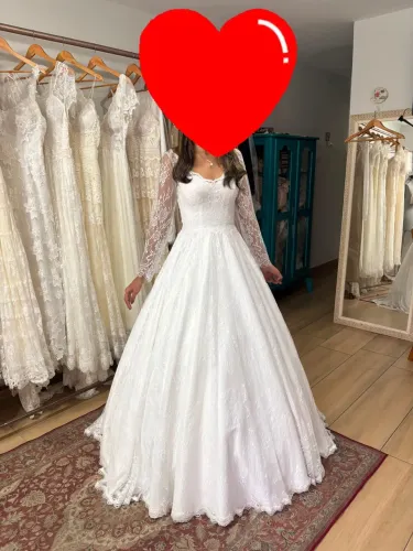 Aluguel vestido de noiva rendado
