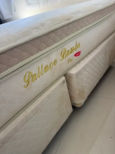 Cama King Size Herval Pallace Bamboo Plus