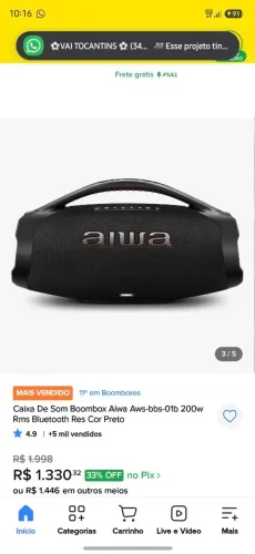 Vendo caixa de som