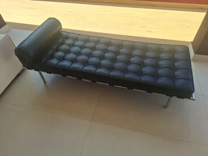 Sofá recamier Barcelona - Preto
