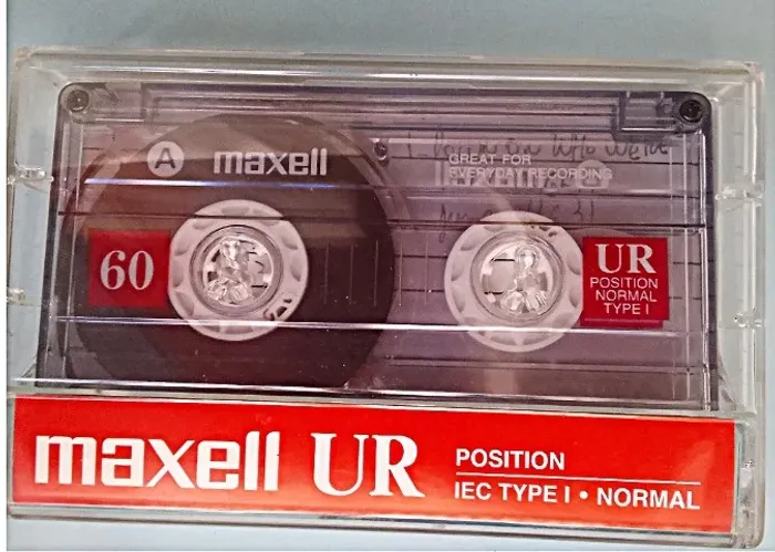 Fita Cassete MAXWELL UR-60 NORMAL, Unidade R$50,00