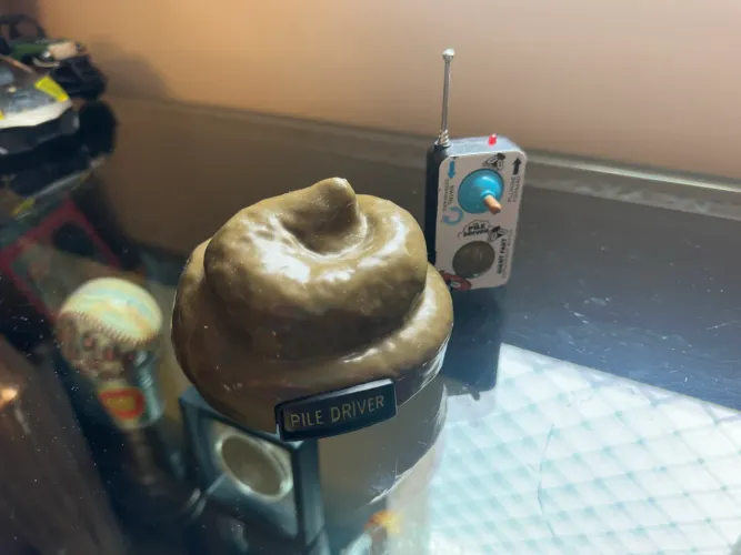 Coco de Controle Remoto com botão de Puum a distância 