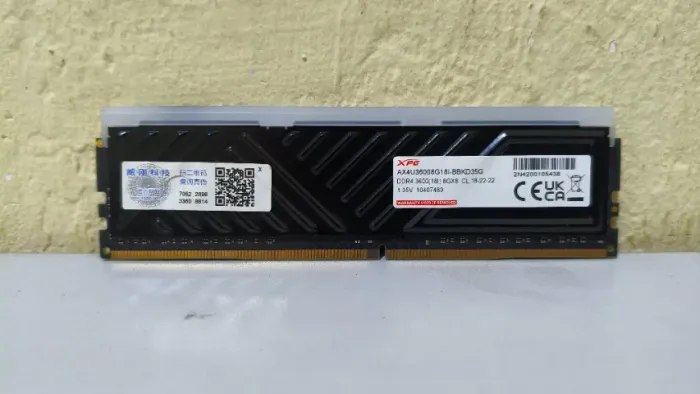 Memória RAM XPG 8GB (1x8GB) 3600MHz