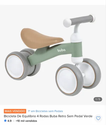 Bicicleta de equilíbrio BUBA