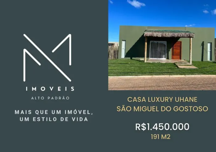 CASA CONDOMÍNIO UHANE - SÃO MIGUEL DO GOSTOSO