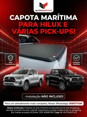 Capota marítima pick-up e vários carros
