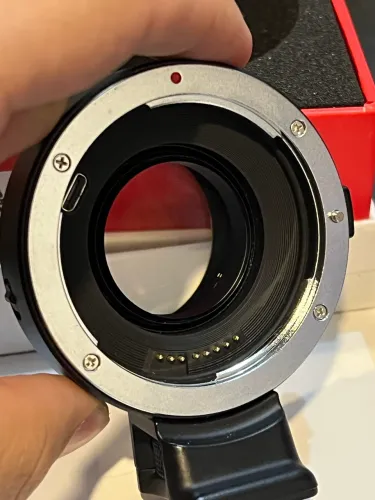 Adaptador de lente Viltrox EF-E II Com redutor focal 
