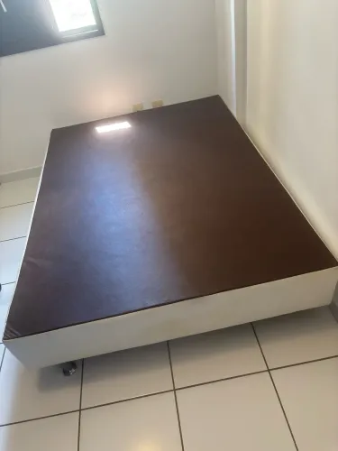 Base para cama casal com auxiliar Ortobom.