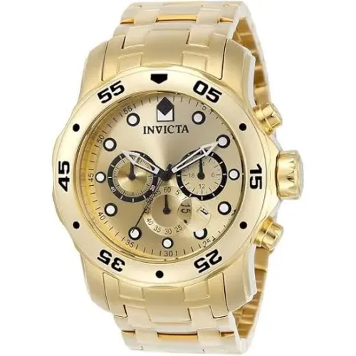 Relógio Invicta Pro Diver Scuba Chronograph Gold - Original