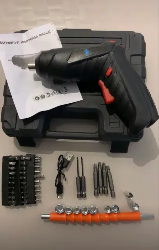 Kit parafusadeira/furadeira elétrica