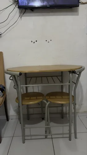 Jogo de mesa oval pra vender logo