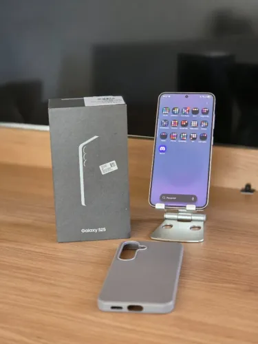 Samsung Galaxy S25 256GB Prata - Impecável - Único Dono